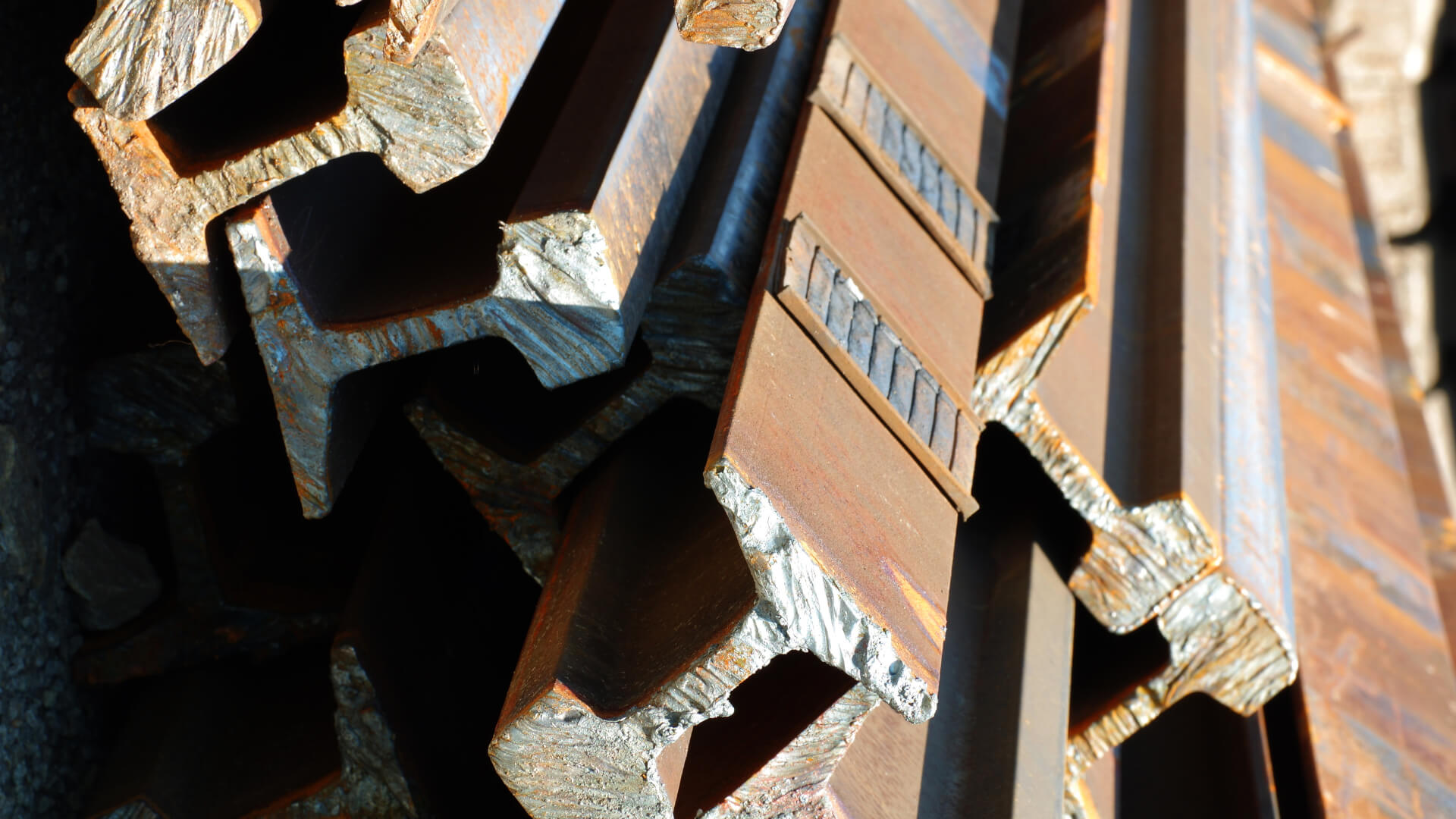 Rails – Durable Steel Rail Scrap for Industrial Use